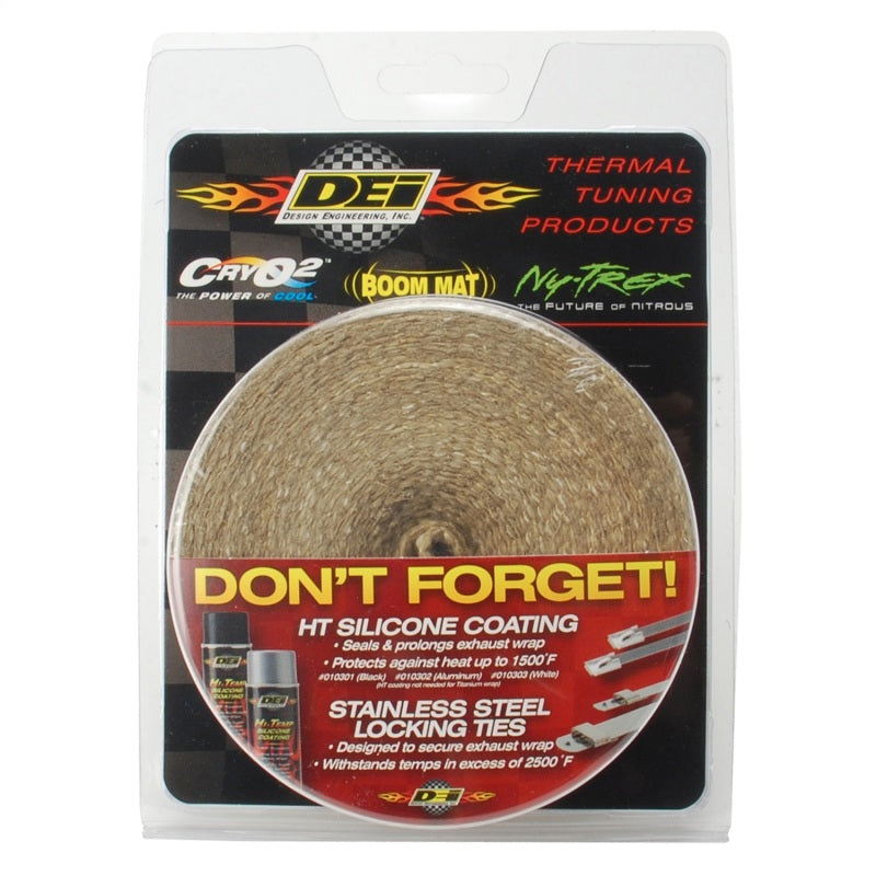 DEI Exhaust Wrap 2in x 25ft - Tan - awdtuningtx
