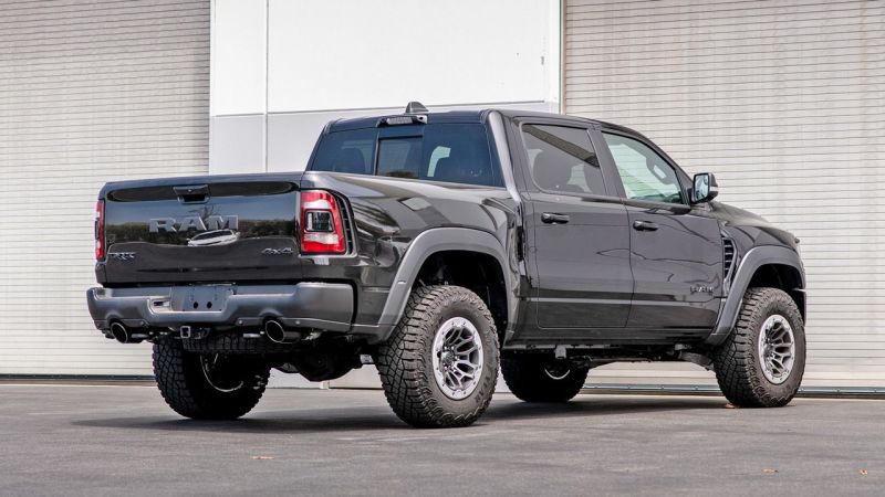 Borla 21-22 Dodge RAM 1500 TRX 6.2L V8 4WD CCSB 5in. Black Chrome-Plated Optional Tips - 304SS - awdtuningtx