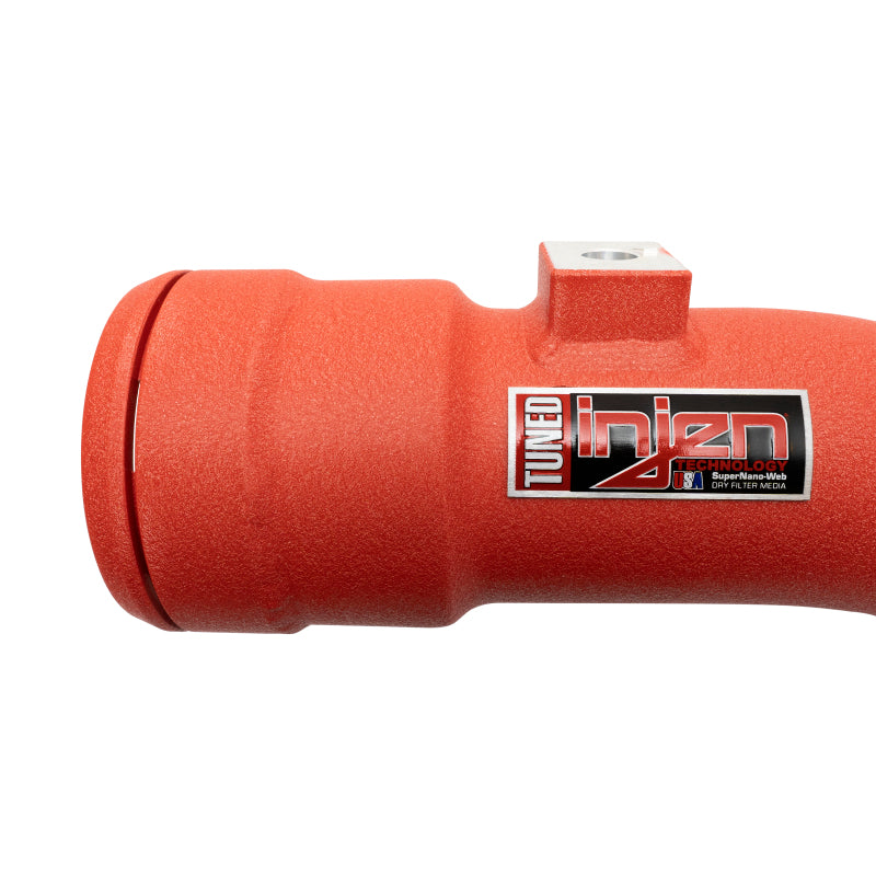 Injen 17-22 Ford F250/F/350/F-450/F-550 V8-6.7L Turbo Diesel Wrnkl Red Intercooler Cold Side Piping - awdtuningtx