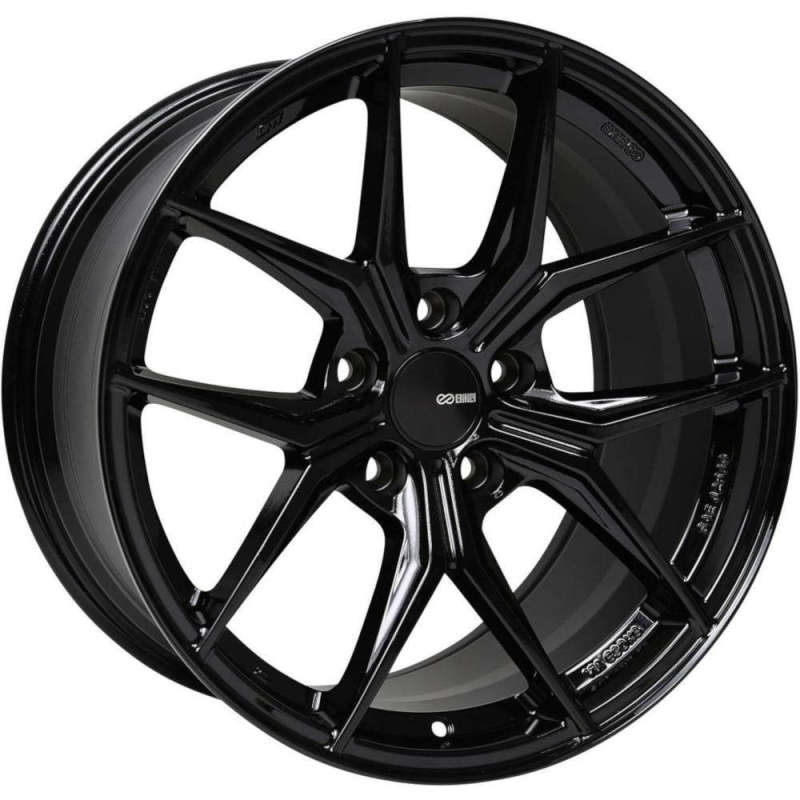 Enkei TSR-X 20x9.5 40mm Offset 5x114.3 BP Gloss Black Wheel - awdtuningtx