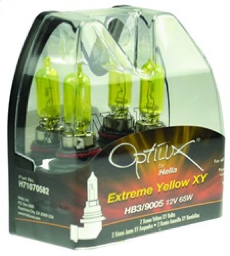 Hella Optilux HB3 9005 12V/65W XY Xenon Yellow Bulb - awdtuningtx