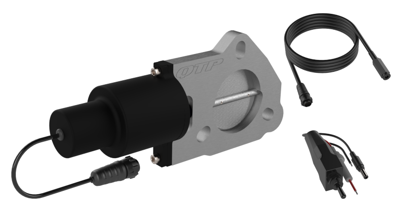 QTP 2.25in Bolt-On QTEC Electric Cutout Valve - Single - awdtuningtx