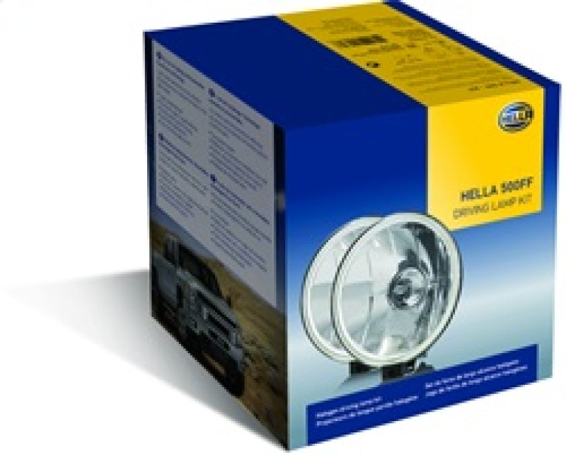 Hella 500FF 12V/55W Halogen Driving Lamp Kit - awdtuningtx