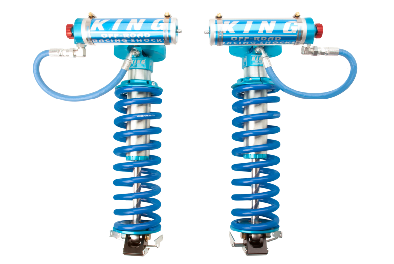King Shocks 2005+ Ford F-250 4WD Front 2.5 Dia Remote Res Coilover Conversion w/Adjuster (Pair) - awdtuningtx