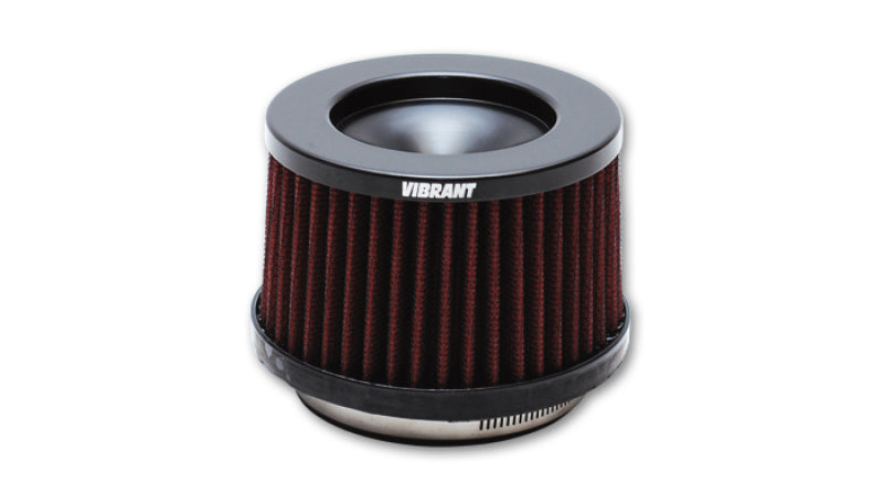 Vibrant The Classic Perf Air Filter 4.75in O.D. Cone x 3-5/8in Tall x 4in inlet I.D. Turbo Outlets - awdtuningtx