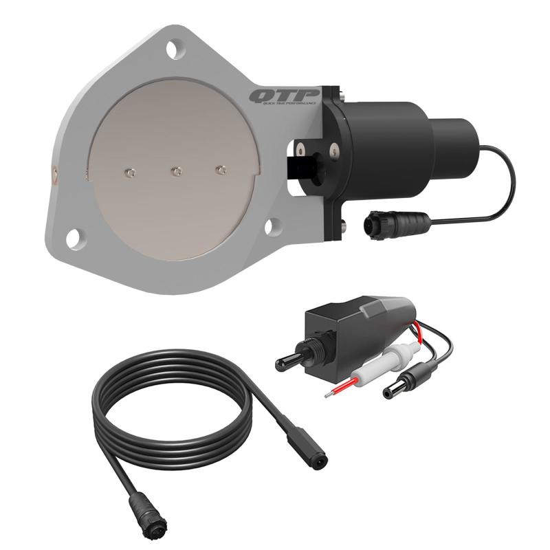 QTP 4in Bolt-On QTEC Electric Cutout Valve - Single - awdtuningtx