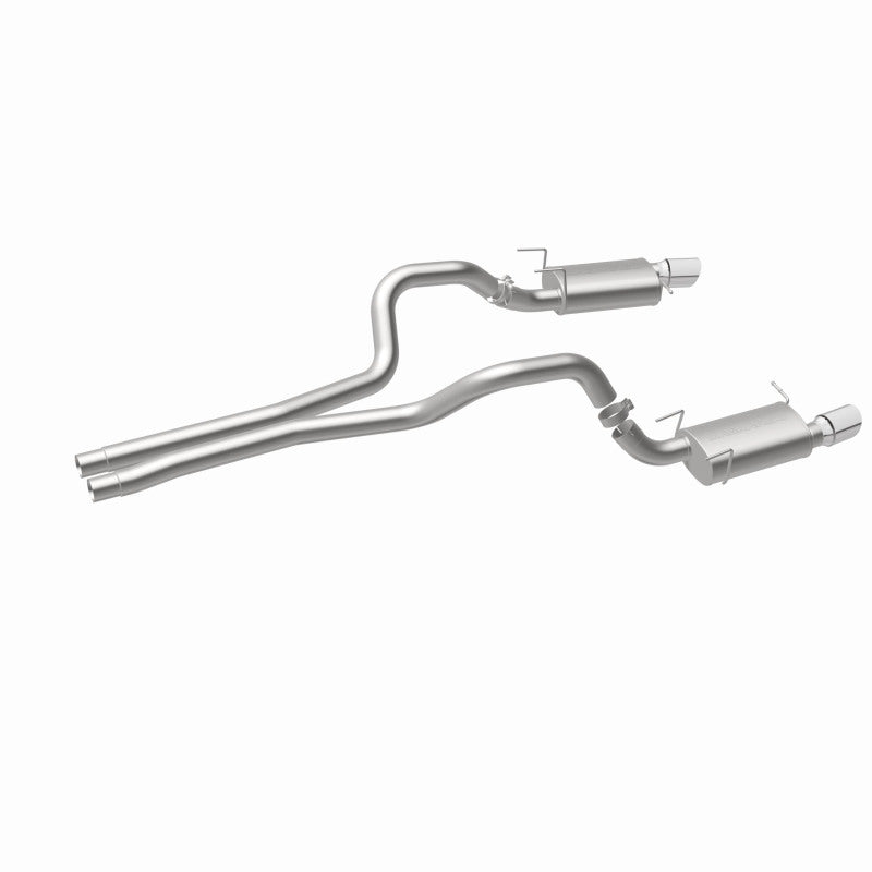 MagnaFlow 13 Ford Mustang Dual Split Rear Exit Stainless Cat Back Performance Exhaust (Street) - awdtuningtx