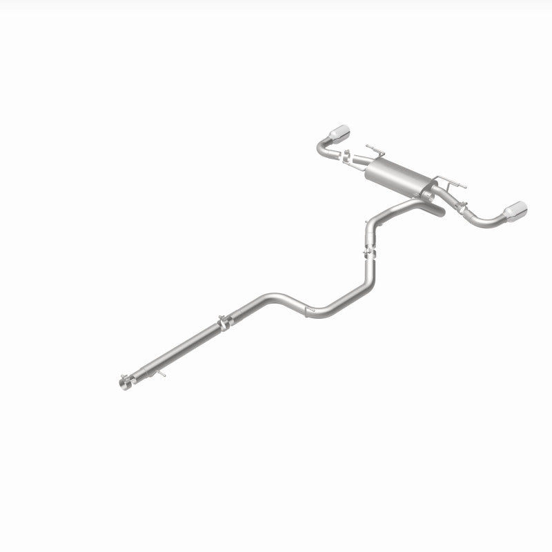 MagnaFlow 10-12 Mazda 3 L4 2.5L Hatchback Split Rear Exit Stainless Cat Back Performance Exhaust - awdtuningtx