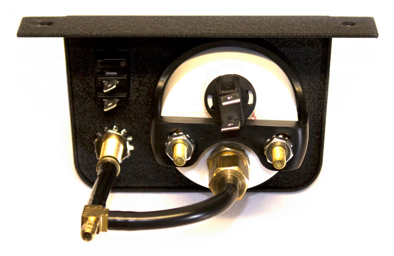 Air Lift Single Needle Gauge W/ 2in Lighted Panel - 100 PSI - awdtuningtx