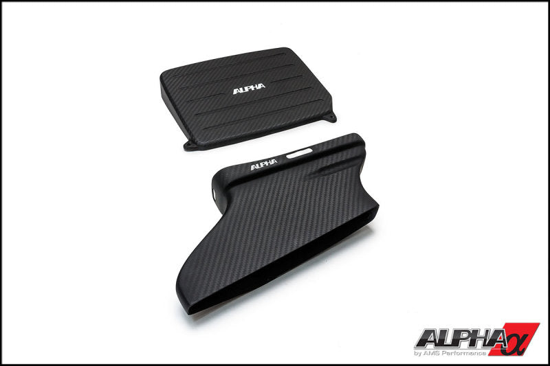 AMS Performance 14-18 Mercedes-Benz CLA 45 AMG 2.0T Alpha Cold Air intake w/Carbon Fiber Lid & Duct - awdtuningtx