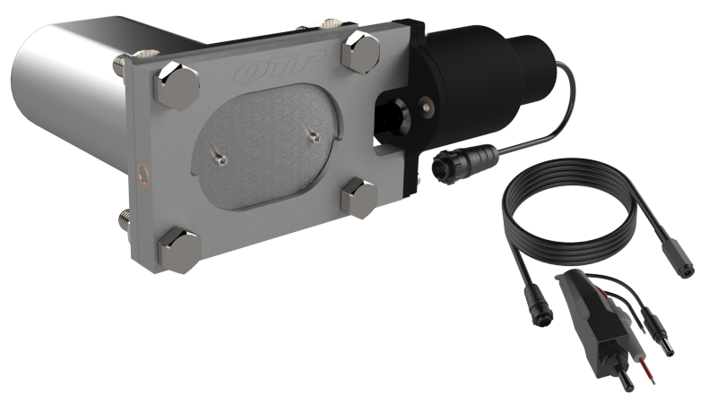 QTP Bolt-On QTEC Low Profile Oval Electric Cutout Valve - awdtuningtx
