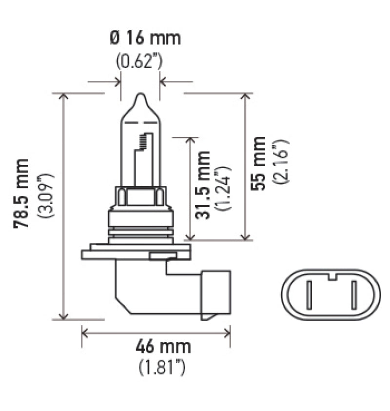 Hella 9005 12V 65W Xen White Bulb (Pair) - awdtuningtx