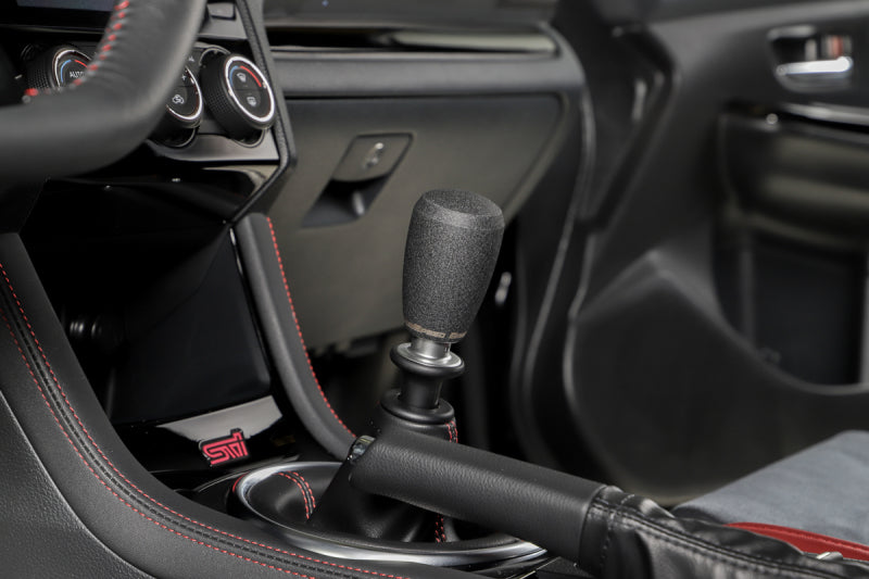 GrimmSpeed Shift Knob Stainless Steel - Subaru 5 Speed and 6 Speed Manual Transmission - Black - awdtuningtx