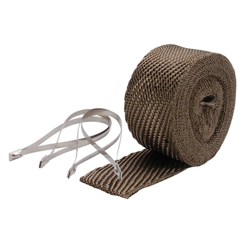 DEI Exhaust Wrap Kit - Pipe Wrap and Locking Tie - Titanium - awdtuningtx
