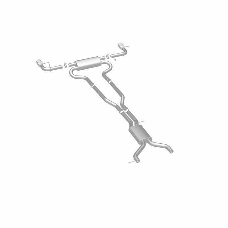 MagnaFlow 07 Audi Q7 V8 4.2L Dual Split Rear Exit Stainless Cat-Back Perf Exhaust - awdtuningtx