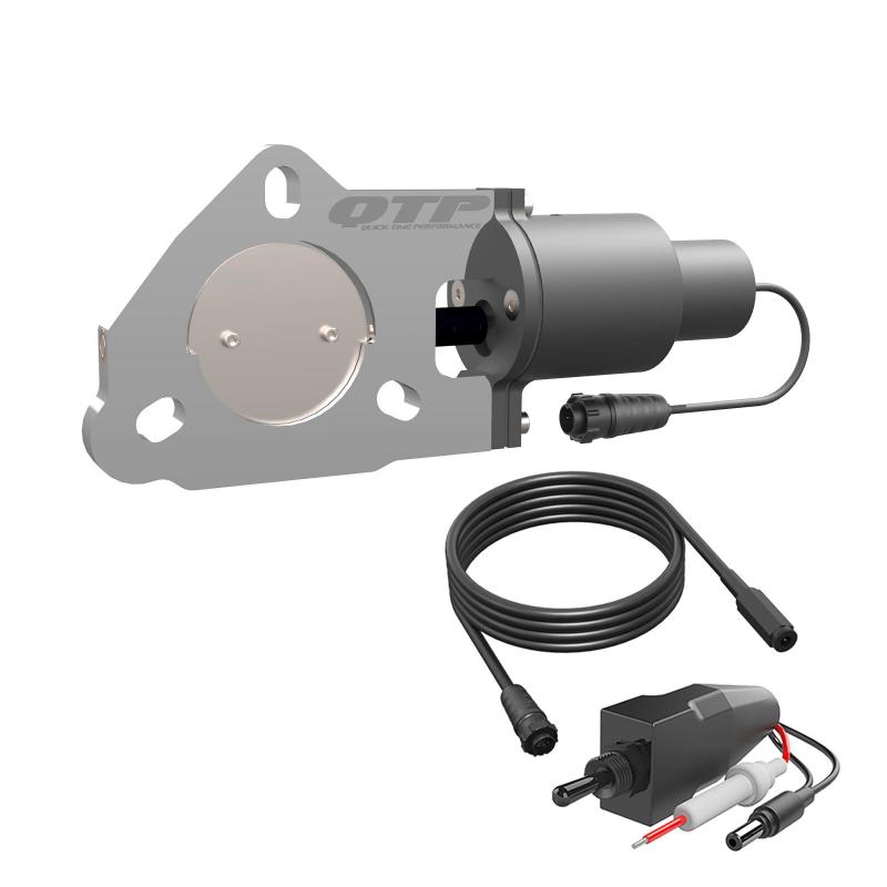 QTP 2.5in Bolt-On QTEC Electric Cutout Valve - Single - awdtuningtx