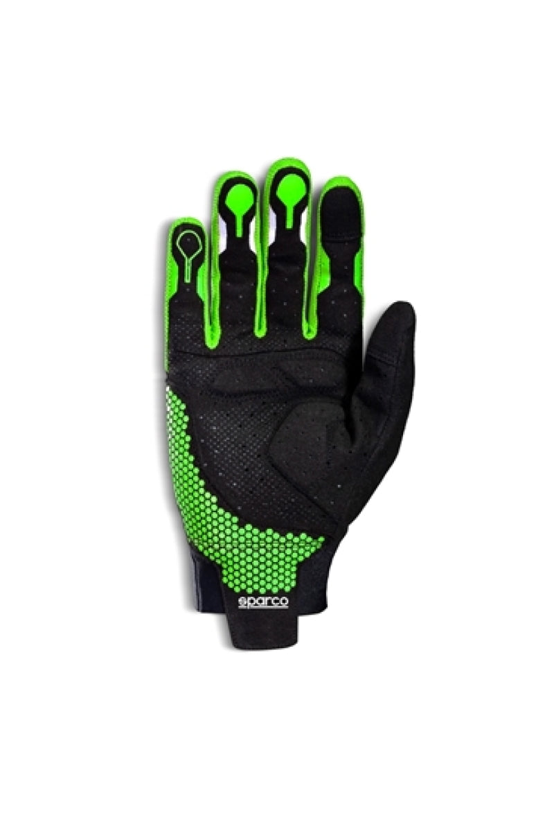 Sparco Gloves Hypergrip+ 10 Black/Green - awdtuningtx