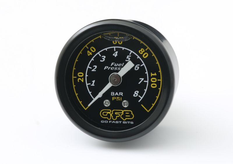 GFB Fuel Pressure Gauge (Suits 8050/8060) 40mm 1-1/2in 1/8MPT Thread 0-120PSI - awdtuningtx