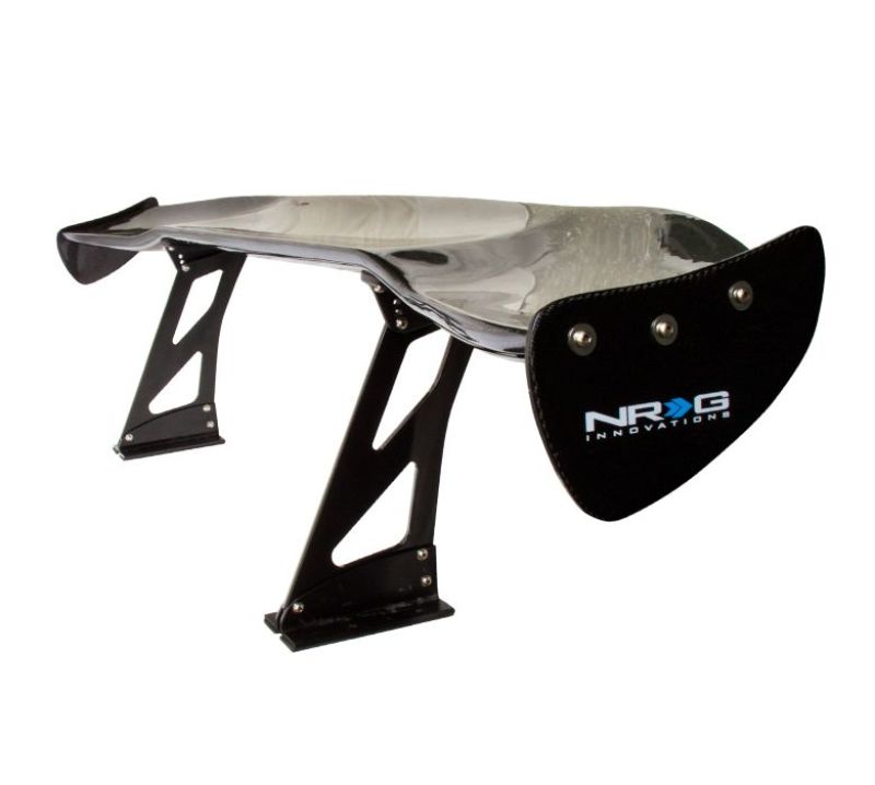 NRG Carbon Fiber Spoiler - Universal (69in.) w/NRG Logo - awdtuningtx