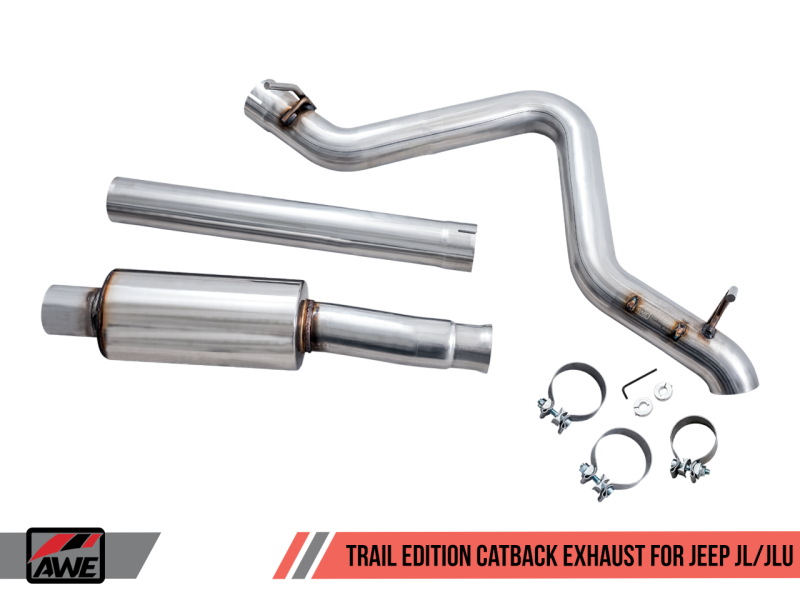 AWE Tuning 20-21 Jeep Gladiator JT 3.6L Trail Edition Cat-Back Exhaust - awdtuningtx