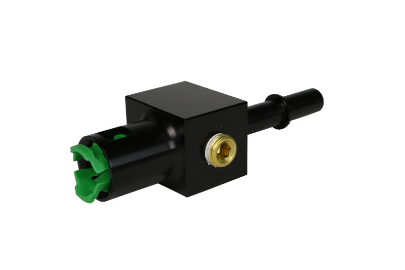 Aeromotive 3/8in Quick Connect with AN-08 port and 1/8in gauge port - awdtuningtx