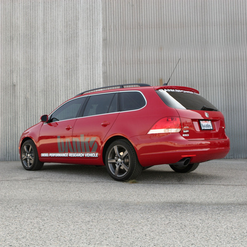 Banks Power 11-13 VW Jetta Sedan/Wagon 2.0L TDI Monster Exhaust Sys - SS Single Exhaust w/ Black Tip - awdtuningtx