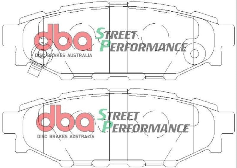 DBA 08 Subaru WRX SP500 Rear Brake Pads - awdtuningtx