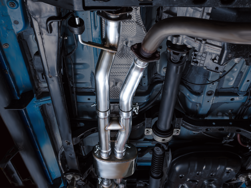 AWE 16-22 Toyota Tacoma 0FG Catback Exhaust w/ BashGuard - Dual Diamond Black Tips - awdtuningtx