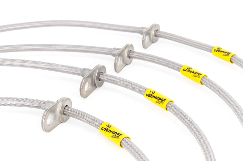 Goodridge 17-18 Honda Civic Si (Si Model Only) SS Brake Line Kit - awdtuningtx