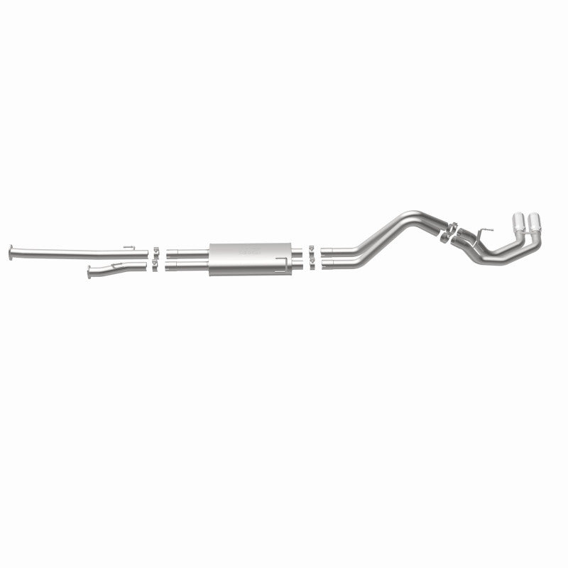 MagnaFlow 14 Toyota Tundra V8 4.6L/5.7L Stainless C/b Exhaust Dual same side pass. rear tire - awdtuningtx