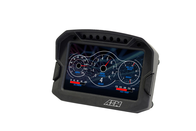 AEM CD-5LG Carbon Logging Digital Dash Display w/ Internal 10Hz GPS & Antenna - awdtuningtx