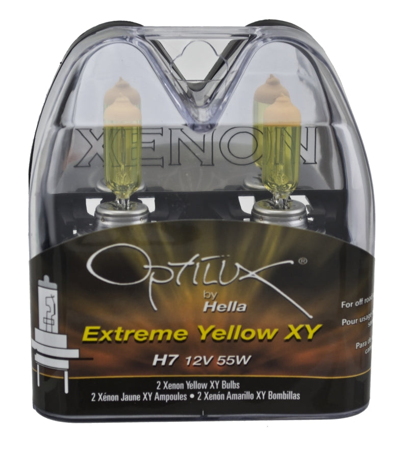 Hella Optilux H7 12V/55W XY Xenon Yellow Bulb - awdtuningtx