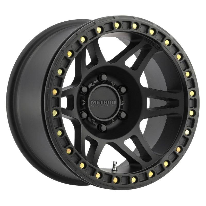 Method MR106 Beadlock 17x9 -44mm Offset 5x5 71.5mm CB Matte Black w/BH-H24125 Wheel - awdtuningtx