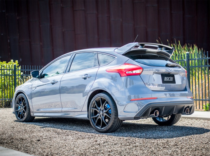 Borla 16-17 Ford Focus RS 2.3L MT Round Angle-Cut Tips Split Rear Exit ATAK Catback Exhaust - awdtuningtx