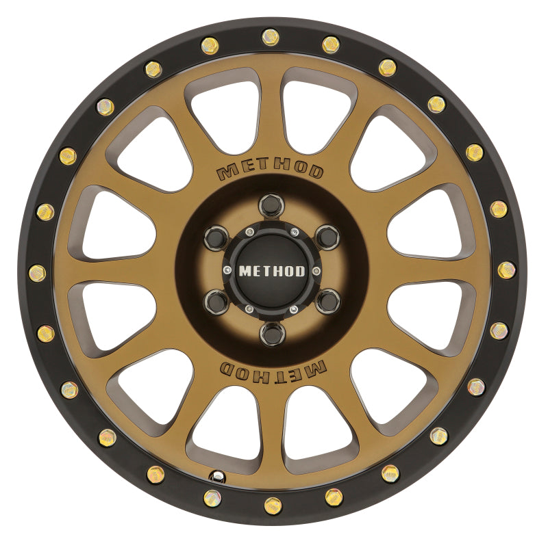 Method MR305 NV 20x9 +18mm Offset 6x135 94mm CB Method Bronze/Black Street Loc Wheel - awdtuningtx