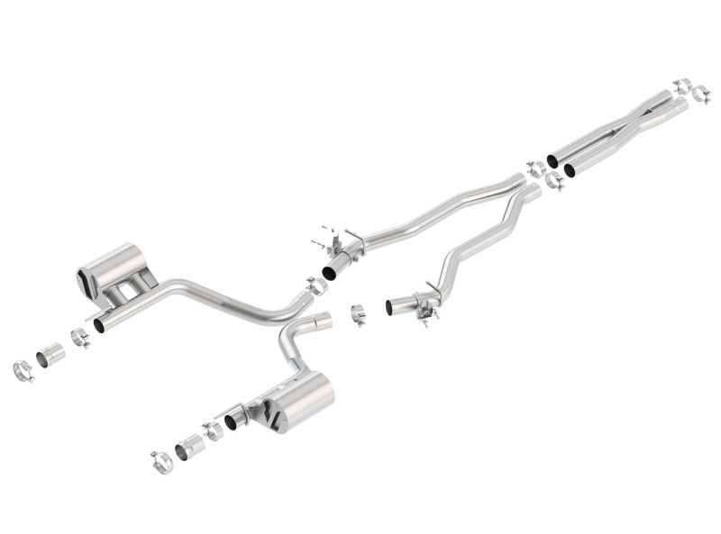 Borla 15-16 Dodge Charger SRT 392 6.4L No Tip Single Split Rear Exit ATAK w/ Valves Exhaust - awdtuningtx