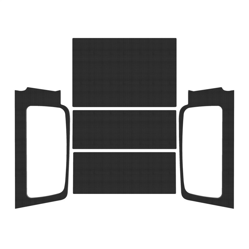 DEI 04-06 Jeep Wrangler LJ Unliminted Headliner Complete Kit - Black - awdtuningtx