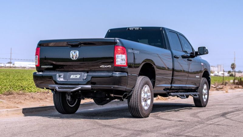 Borla 19-22 RAM 2500 6.4L V8 AT 2/4WD S-TYPE Cat Back Black Chrome Tips - awdtuningtx