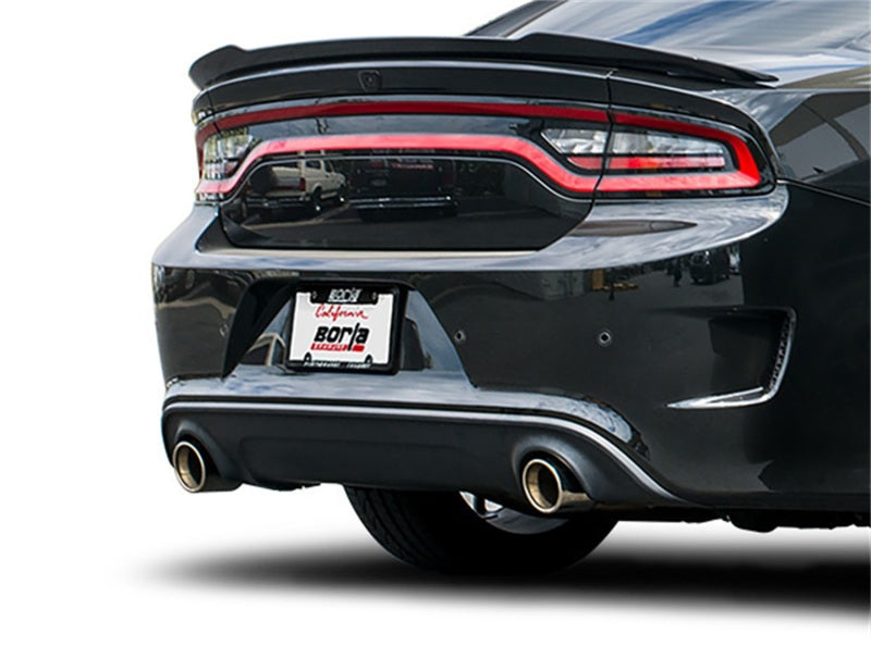 Borla 2015 Dodge Charger Hellcat 6.2L V8 ATAK Catback Exhaust w/ Valves No Tips Factory Valance - awdtuningtx