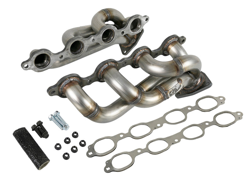 aFe Twisted Steel 1-3/4in 304SS Shorty Headers 2019 GM Silverado / Sierra 1500 V8-5.3L/6.2L - awdtuningtx