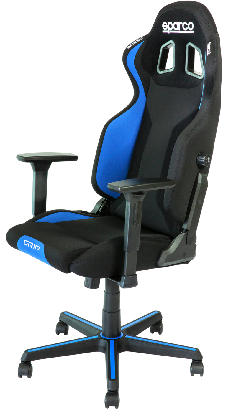Sparco Game Chair GRIP BLK/BLU - awdtuningtx