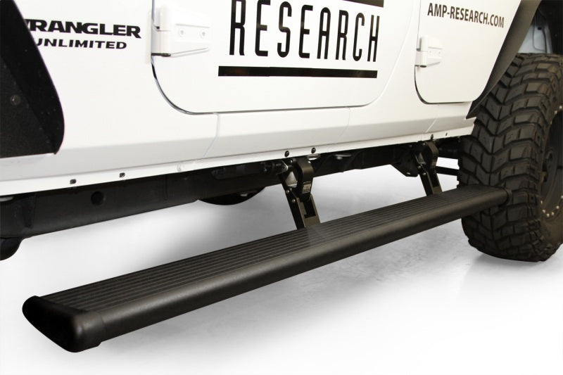 AMP Research 18-23 Jeep Wrangler JL 4DR (Excl. 4XE/Rubicon 392) PowerStep - Black - awdtuningtx