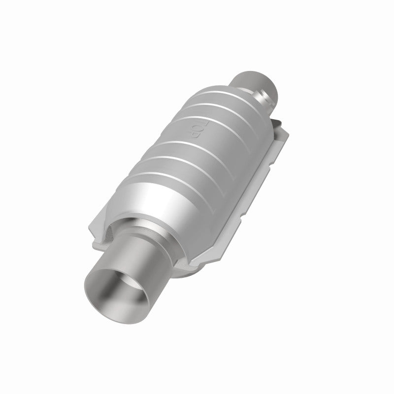 MagnaFlow Conv Univ 2in Inlet/Outlet Center/Center Round 11in Body L x 5.125in W x 15in Overall L - awdtuningtx