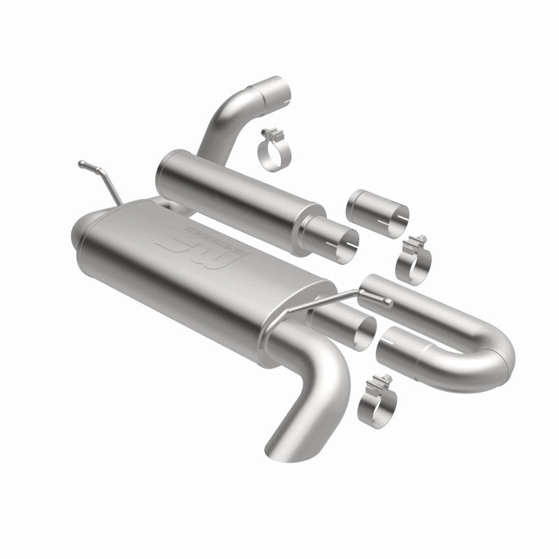 MagnaFlow 18-23 Jeep Wrangler JL 2.0L/3.6L Overland Series Axle-Back Exhaust - awdtuningtx