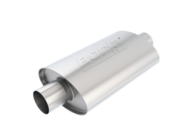 Borla XR-1 Racing Sportsman 2 1/2 inch Outlet / 2 1/2 inch Inlet 12in Case Oval Muffler - awdtuningtx
