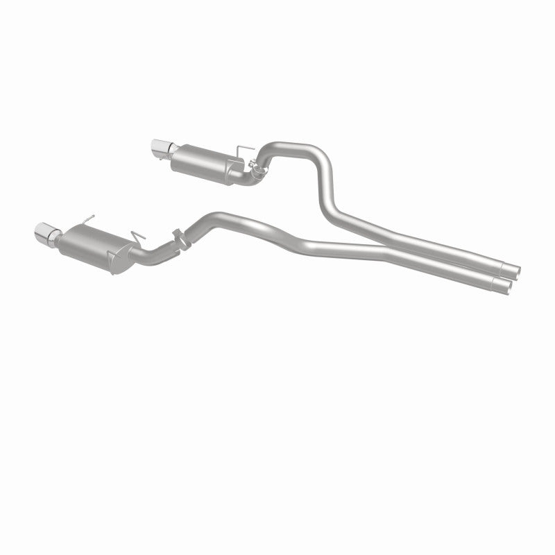 MagnaFlow 13 Ford Mustang Dual Split Rear Exit Stainless Cat Back Performance Exhaust (Street) - awdtuningtx