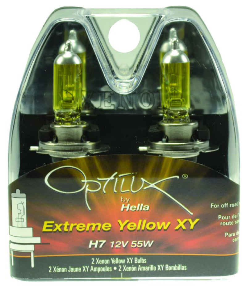 Hella Optilux H7 12V/55W XY Xenon Yellow Bulb - awdtuningtx