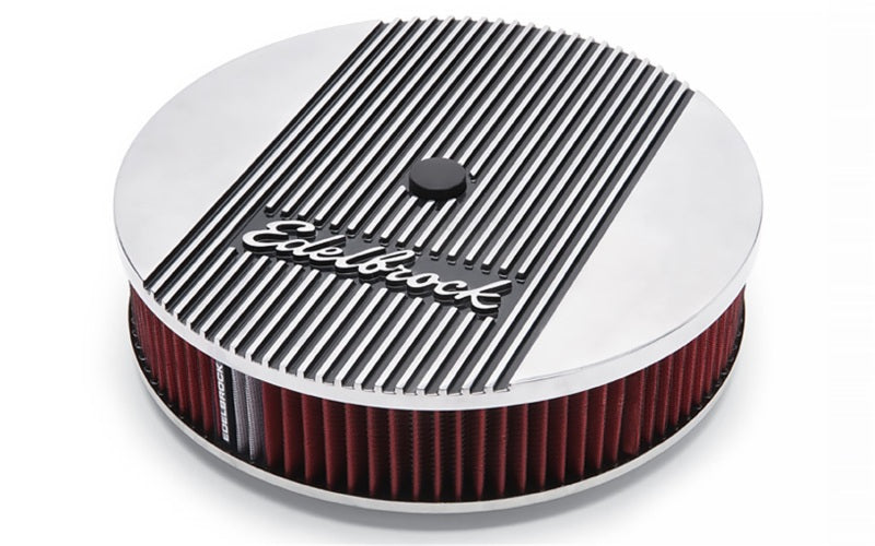 Edelbrock Air Cleaner Elite II 14In Diameter w/ 3In Element Polished - awdtuningtx