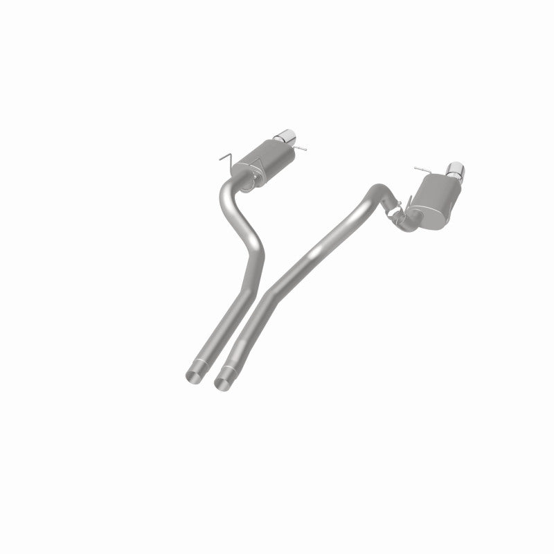 MagnaFlow 13 Ford Mustang Dual Split Rear Exit Stainless Cat Back Performance Exhaust (Street) - awdtuningtx