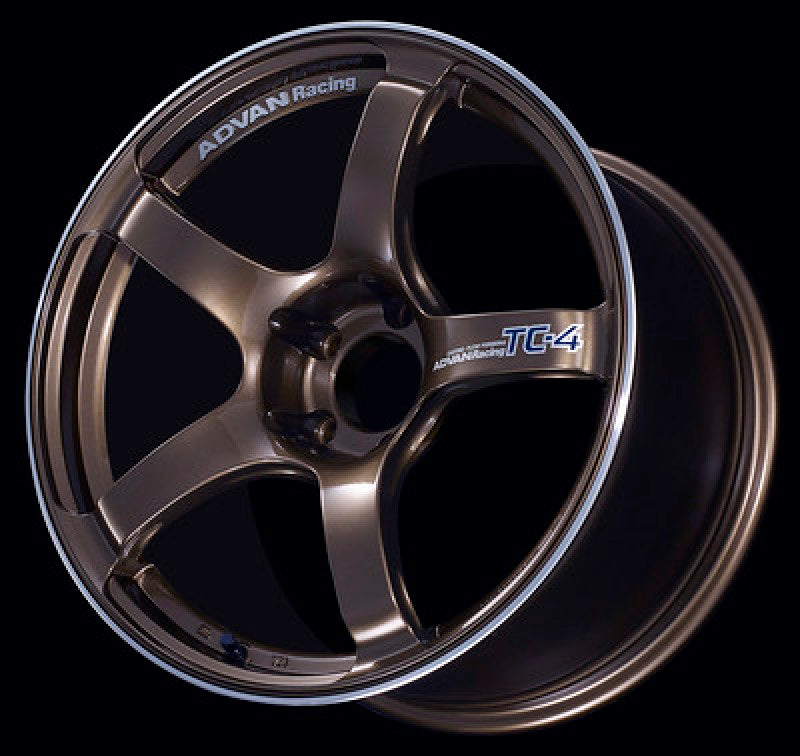 Advan TC4 17x9.0 +45 5-114.3 Umber Bronze Metallic & Ring Wheel - awdtuningtx